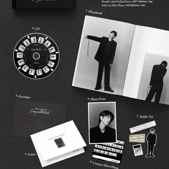 [BUNJANG] Day6 Wonpil In Monochrome ver. Photocard (Unsealed) / 개봉) 원필 팬즈 미공포 + In Monochrome ver.