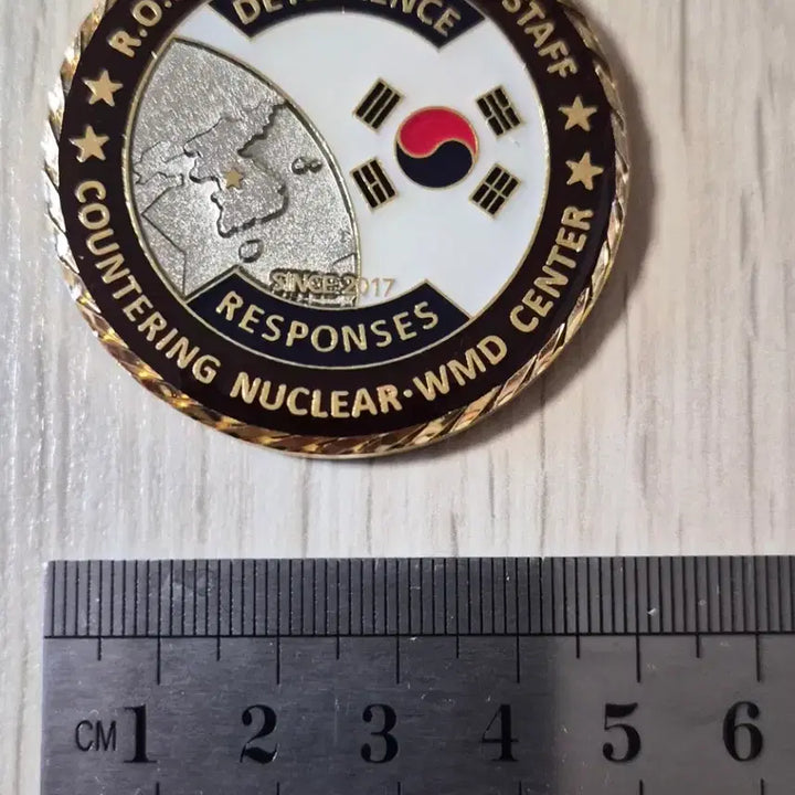 [BUNJANG] Joint Chiefs of Staff Nuclear/WMD Response Center Commemorative Coin / 군대코인, 부대코인