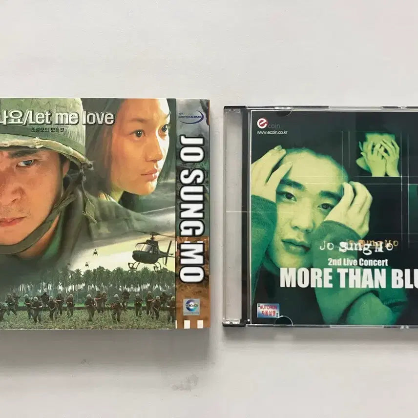 [BUNJANG] Jo Sung Mo Music Video Collection &amp; Live Concert VCD Set / 조성모 뮤직비디오 모음, 라이브콘서트 vcd 2종 희귀 소장용