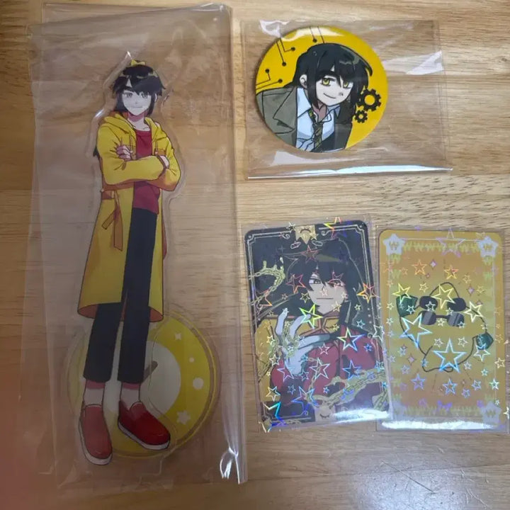 [BUNJANG] Pixelie Gakbyeol Acrylic Stand, Card, Can Badge Bundle Set / 픽셀리 잠뜰티비 각별 굿즈 아크릴 스탠드