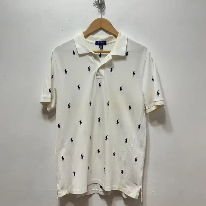 [BUNJANG] Polo Ralph Lauren All Over Pony Short Sleeve Polo Shirt XL / 폴로 랄프로렌 올오버 포니 반팔 카라티 18/20 XL