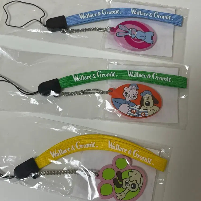 [BUNJANG] Wallace &amp; Gromit Strap Bundle Set / 월레스와 그로밋 스트랩 일괄