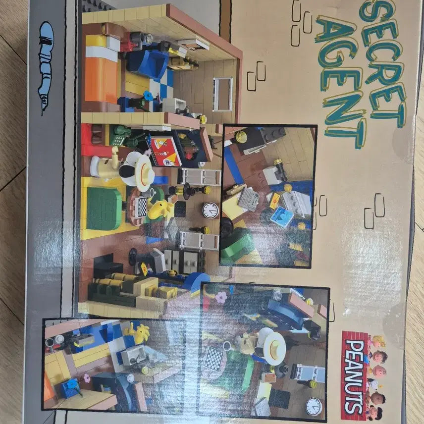 [BUNJANG] Linoops Snoopy Secret Agent Building Blocks LN8058 (672 Pieces) / 새제품 미개봉 Linoops 스누피 비밀요원 블록 LN8058 호환블럭