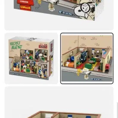 [BUNJANG] Linoops Snoopy Secret Agent Building Blocks LN8058 / 새제품 미개봉 Linoops 스누피 비밀요원 블록 LN8058 호환블럭