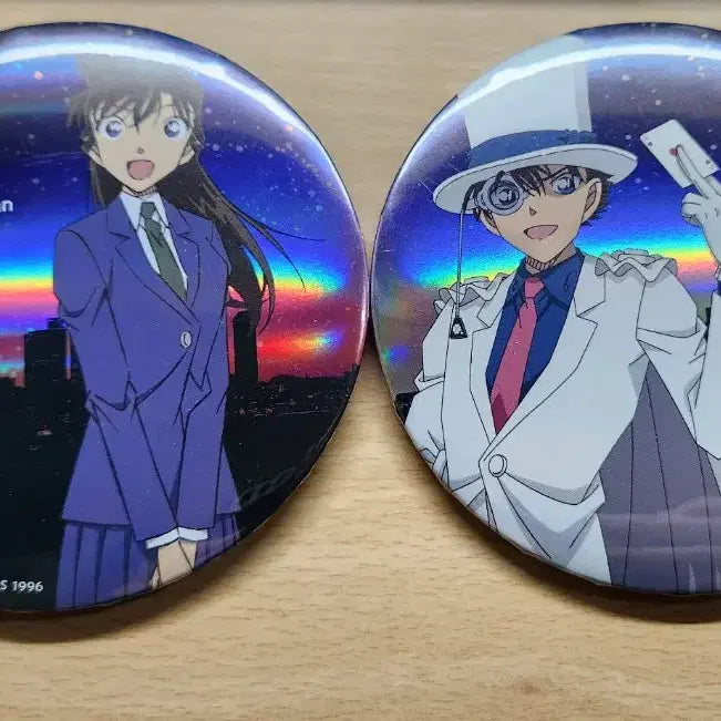 [BUNJANG] Detective Conan Sparkling Can Badge / 명탐정 코난 반짝 캔뱃지