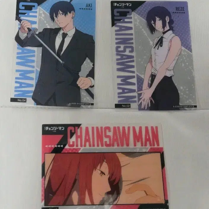 [BUNJANG] Chainsaw Man Clear Card Bundle Set / 체인소맨 클리어카드 일괄