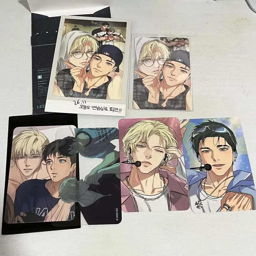 [BUNJANG] Sparkles Pop-up Backlight Collection Snap Pack Han Seo-in, Baek Young-woon Bundle Set / 스파클즈 팝업 백라이트 컬포 10만원 특전 스냅팩 한서인 백영운 일괄