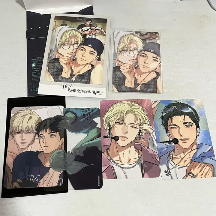 [BUNJANG] Sparkles Pop-up Backlight Collection Snap Pack Han Seo-in, Baek Young-woon Bundle Set / 스파클즈 팝업 백라이트 컬포 10만원 특전 스냅팩 한서인 백영운 일괄