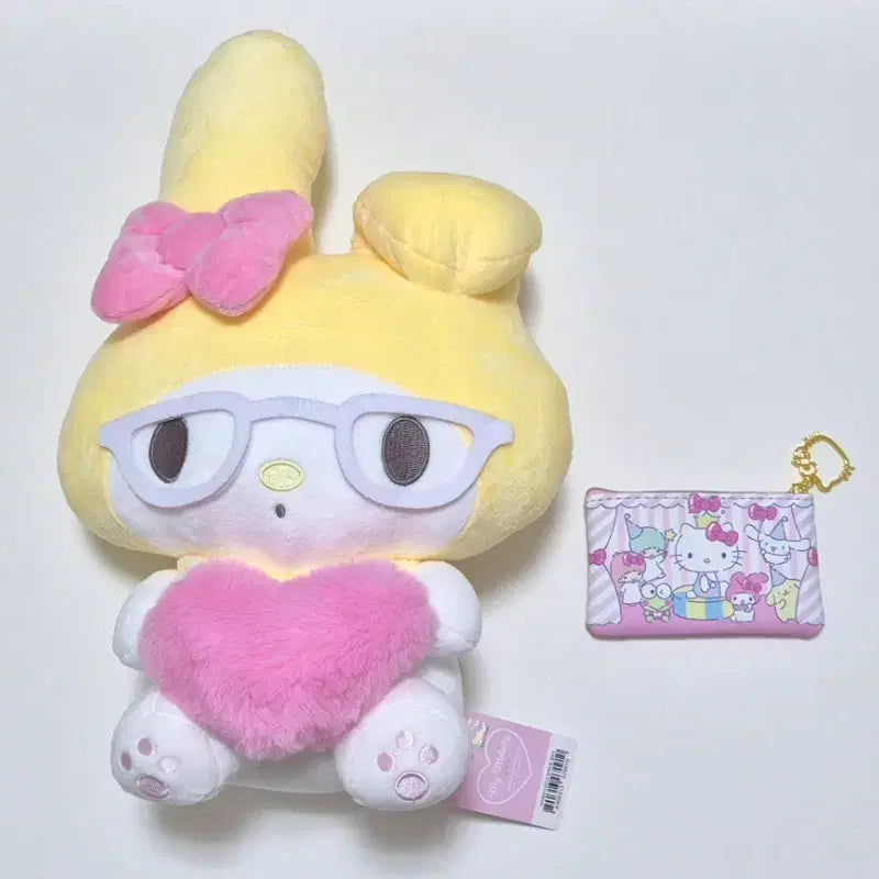 [BUNJANG] Sanrio My Melody 50th Anniversary Medium Doll &amp; Wallet Set / (세트)산리오 마이멜로디 50주년기념 중형인형,지갑