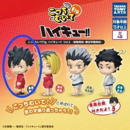 [BUNJANG] Haikyuu!! Tetsuro Kuroo "Kotchi Muite" Gacha Figure / 하이큐 콧치무이테(뒤돌아봐요) 가챠 쿠로오 테츠로