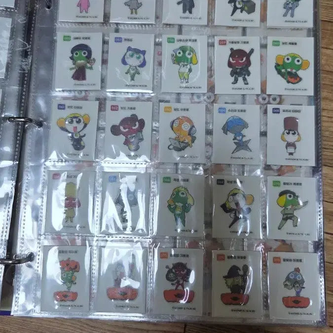 [BUNJANG] Keroro Sticker Collection Season 1 (82 Types) / 케로로 띠부씰 시즌1 82종 전종 판매