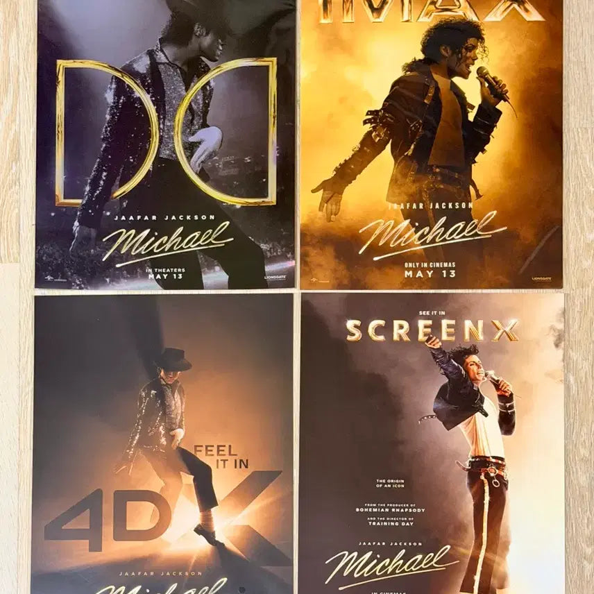 [BUNJANG] Michael Special Theater Poster Bundle Set / <마이클> 특별관 포스터 -돌비,IMAX,4DX,SX- 전종 일괄