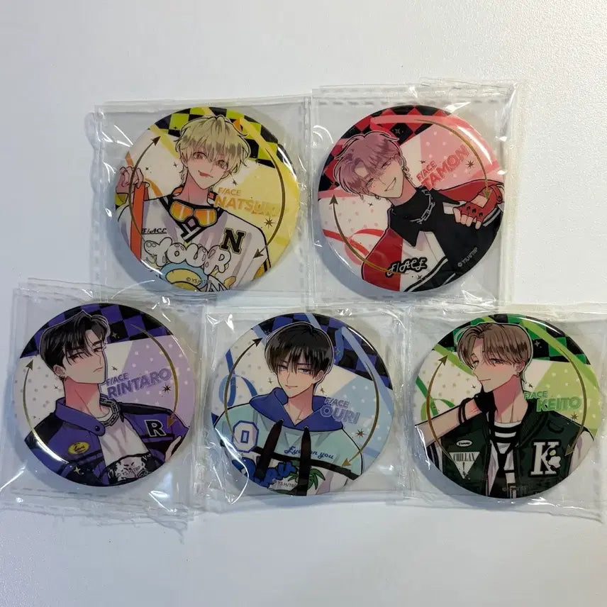 [BUNJANG] Tamon-kun Now Which Side Pop-up Can Badge Set B - Ourui Kaito, Rintaro, Natsuki / 타몬군 지금 어느쪽 팝퍼블 캔뱃지 B 세트 오우리 카이토 린타로 나츠키