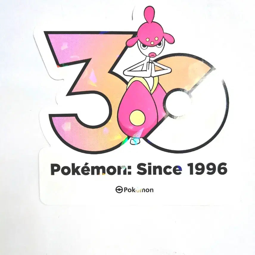 [BUNJANG] Pokemon 30th Anniversary Logo Sticker Bundle Set (8 Sheets) / 포켓몬 30주년 로고 스티커 8장 일괄 판매