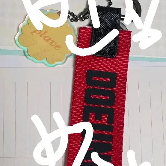 [BUNJANG] PLAVE Yu-reum Strap Keychain Eunho / 플레이브 육여름 스트랩 키링 은호
