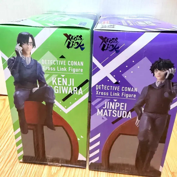 [BUNJANG] Detective Conan Xross Link Figure - Jinpei Matsuda &amp; Kenji Hagiwara / 일괄)명탐정 코난 Xross Link 피규어 마츠다 진페이 하기와라 켄지