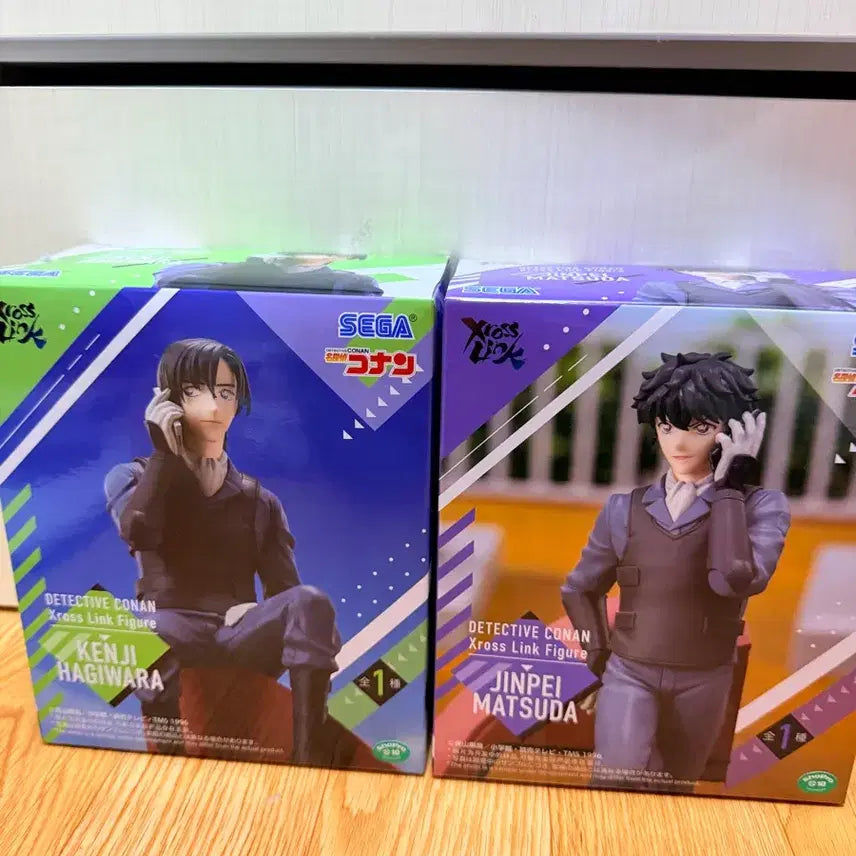 [BUNJANG] Detective Conan Xross Link Figure - Jinpei Matsuda &amp; Kenji Hagiwara / 명탐정 코난 Xross Link 피규어 마츠다 진페이 하기와라 켄지
