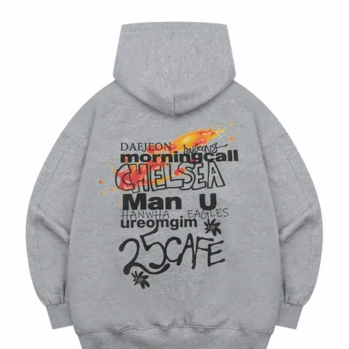 [BUNJANG] Hot Sauce Goods Fleece Hooded Zip-Up (Size M) / 핫소스굿즈  기모 후드집업 (사이즈:m)