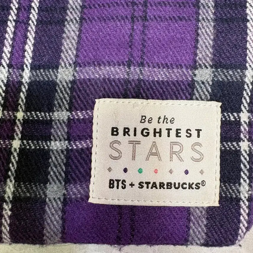 [BUNJANG] BTS x Starbucks Checkered Laptop Pouch / BTS X 스타벅스 노트북 파우치
