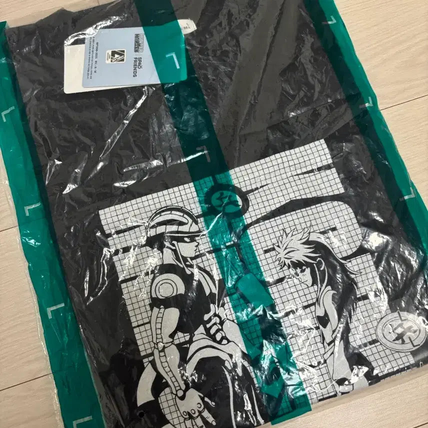 [BUNJANG] SPAO x Hunter x Hunter Meruem &amp; Komugi Short-Sleeve T-Shirt (Size L) / [새상품] 스파오X헌터헌터 메르엠 코무기 반팔티 L