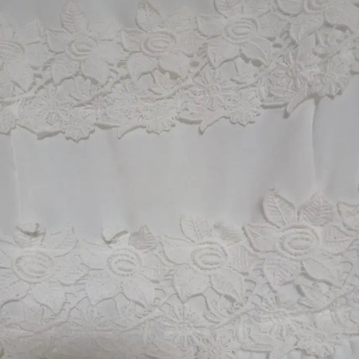 [BUNJANG] YSB White Lace Dress / ysb 화이트 레이스 원피스 55~날씬66사이즈