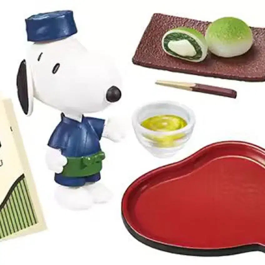 [BUNJANG] Re-Ment Snoopy Japanese Cafe 8-Piece Full Box Set / 리멘트 스누피 일본 카페 8종 풀박스