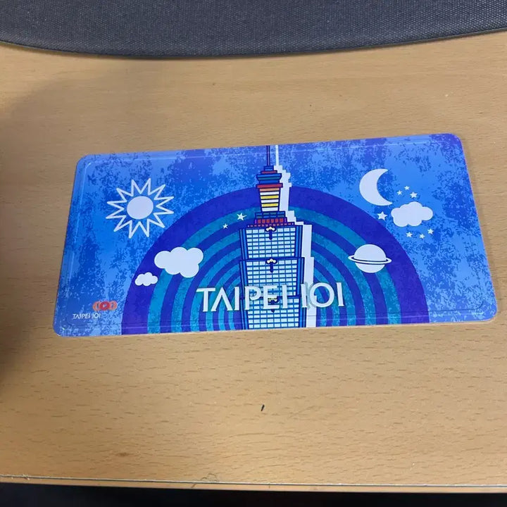 [BUNJANG] Taipei 101 Aluminum Postcard / 타이페이 101 알루미늄 엽서