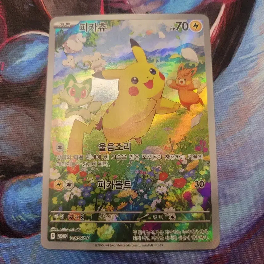 [BUNJANG] Pokemon Card Pikachu Promo 160/SV-P Summer Pikachu / 포켓몬 카드 피카츄 Promo 160/SV-P 여름 피카츄