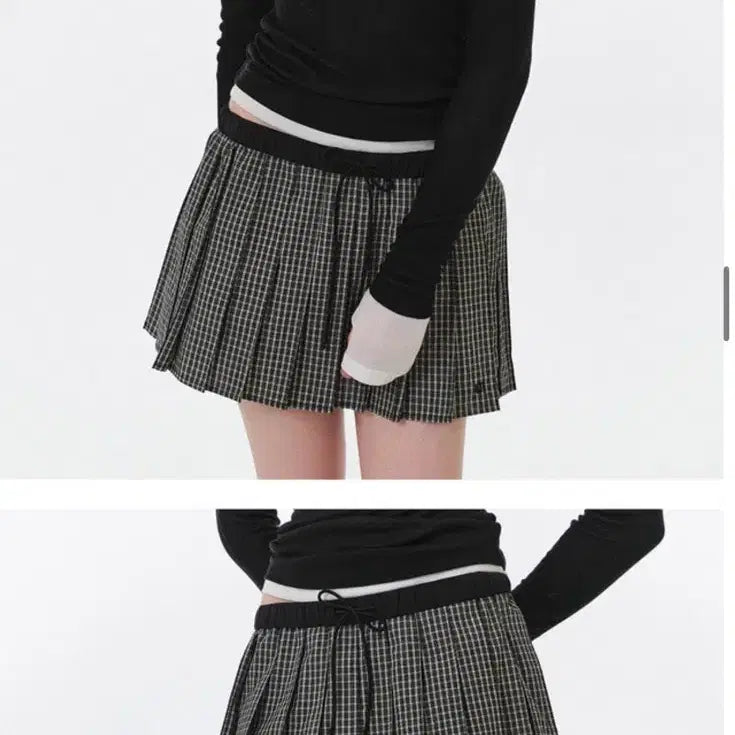 [BUNJANG] GROVE Beige Check Skirt / 그로브 GROVE 베이지 체크 스커트