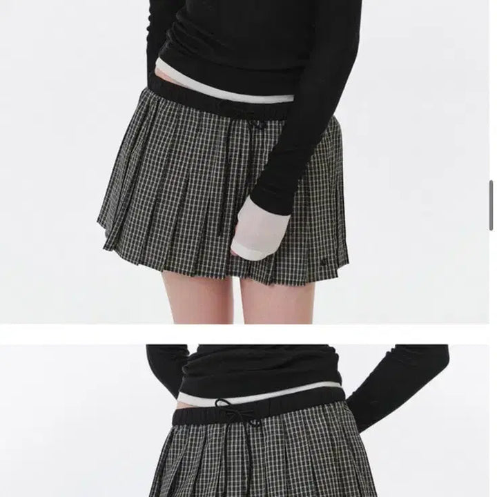 [BUNJANG] GROVE Beige Check Skirt / 그로브 GROVE 베이지 체크 스커트