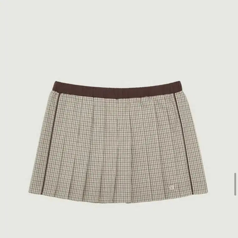 [BUNJANG] GROVE Beige Check Skirt / 그로브 GROVE 베이지 체크 스커트