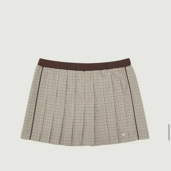 [BUNJANG] GROVE Beige Check Skirt / 그로브 GROVE 베이지 체크 스커트