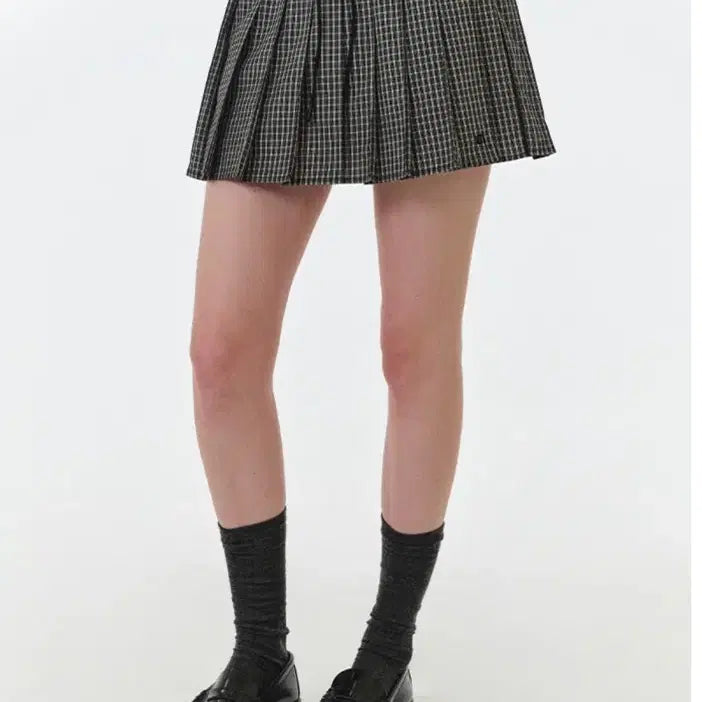 [BUNJANG] GROVE Beige Check Skirt / 그로브 GROVE 베이지 체크 스커트