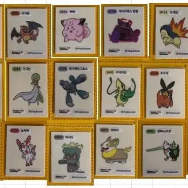 [BUNJANG] Pokemon Stickers - Season 5 / 포켓몬 띠부씰 시즌5 교환원해요
