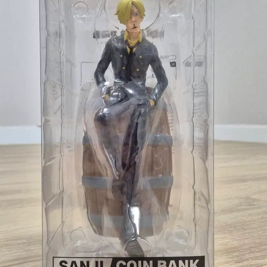 [BUNJANG] One Piece Sanji Figure Piggy Bank (Sealed) / [미개봉] 원피스 상디 피규어 저금통