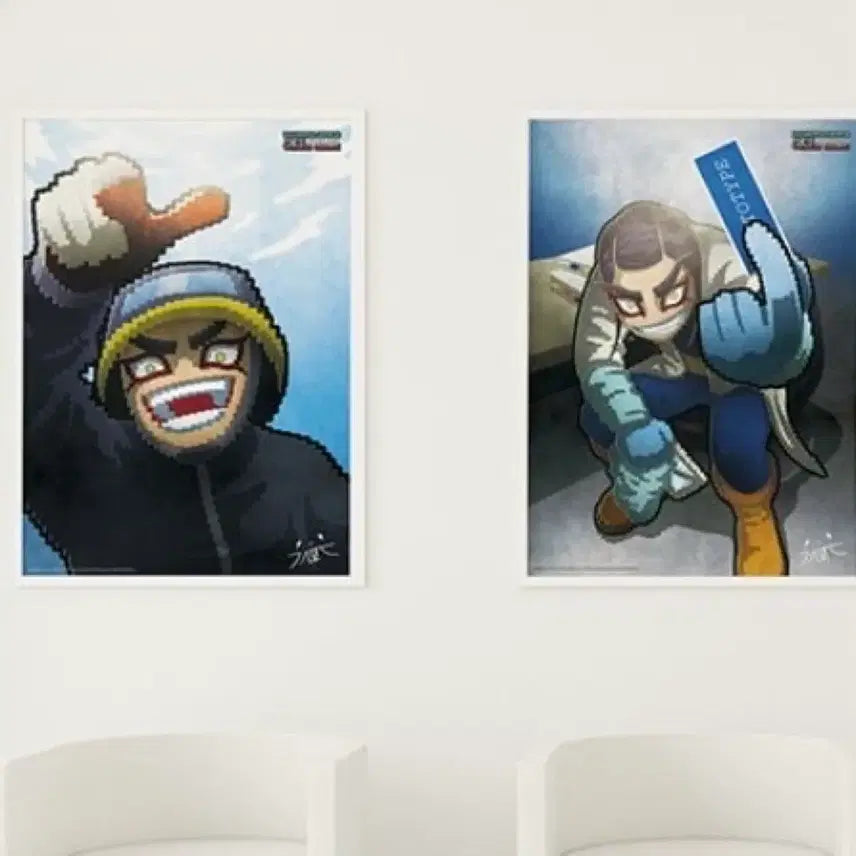 [BUNJANG] Jeon Oh Soo Electronic Overlord Manual Official Poster 2 Types / 전오수 전자오락수호대 매뉴얼 공식 포스터 2종