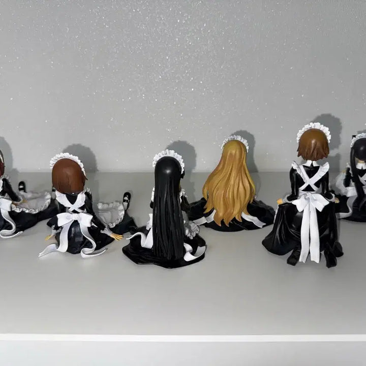 [BUNJANG] K-On! Maid Figure 6-Figure Full Set Bundle (Yui, Tsumugi, Ritsu, Mio, Azusa) / 케이온 메이드 피규어 6개 풀세트 일괄 (유이 츠무기 리츠 미오 아즈사)