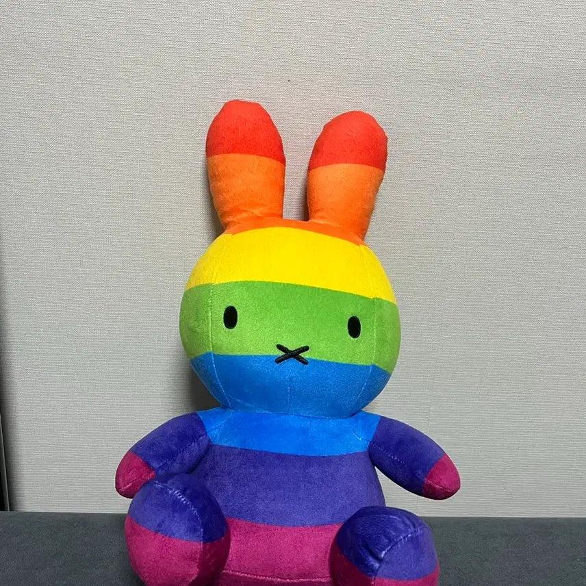 [BUNJANG] Miffy Rainbow Plush Toy / 무지개 미피 인형
