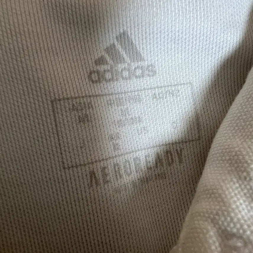 [BUNJANG] Adidas Busan I Park White Polo T-Shirt / 아디다스 부산아이파크 화이트 카라티 폴로티
