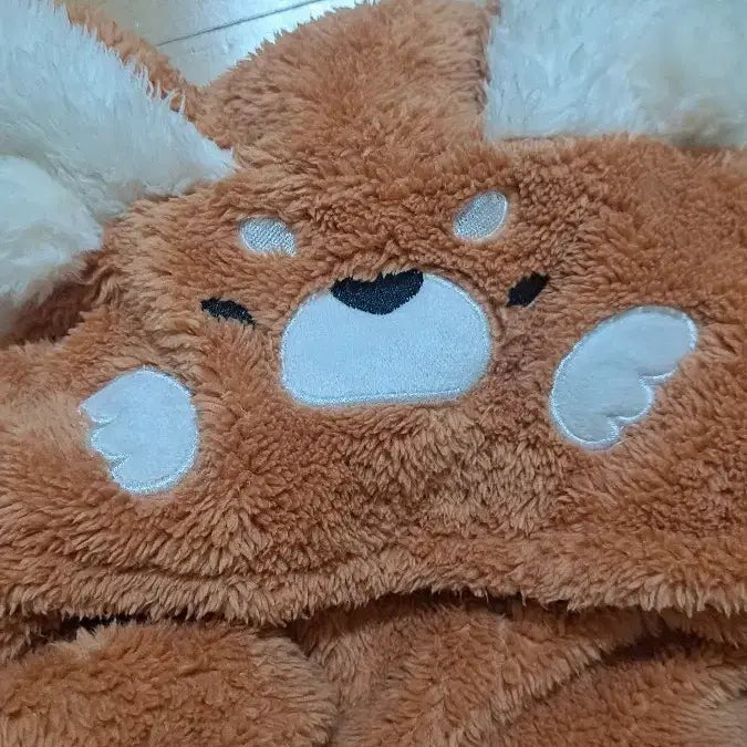 [BUNJANG] Red Panda Character Blanket Hood Cape / 레서판다 캐릭터 담요 후드 망토
