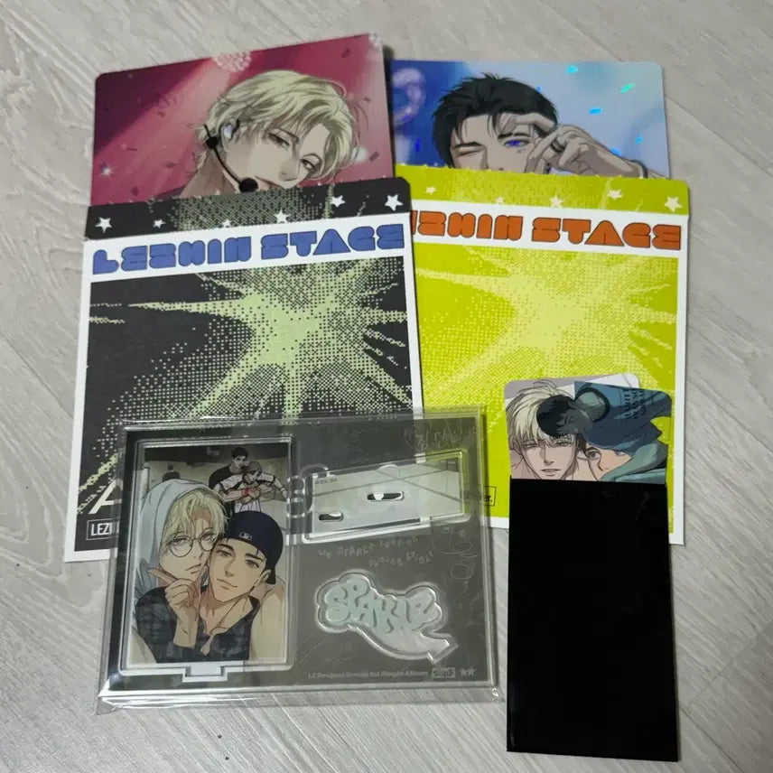 [BUNJANG] Sparkles Backlight Lucky Draw Photocard A/B, Crossover Acrylic Bundle Set / 스파클즈 백라이트 특전, 엽서, 크로스오버아크릴 일괄