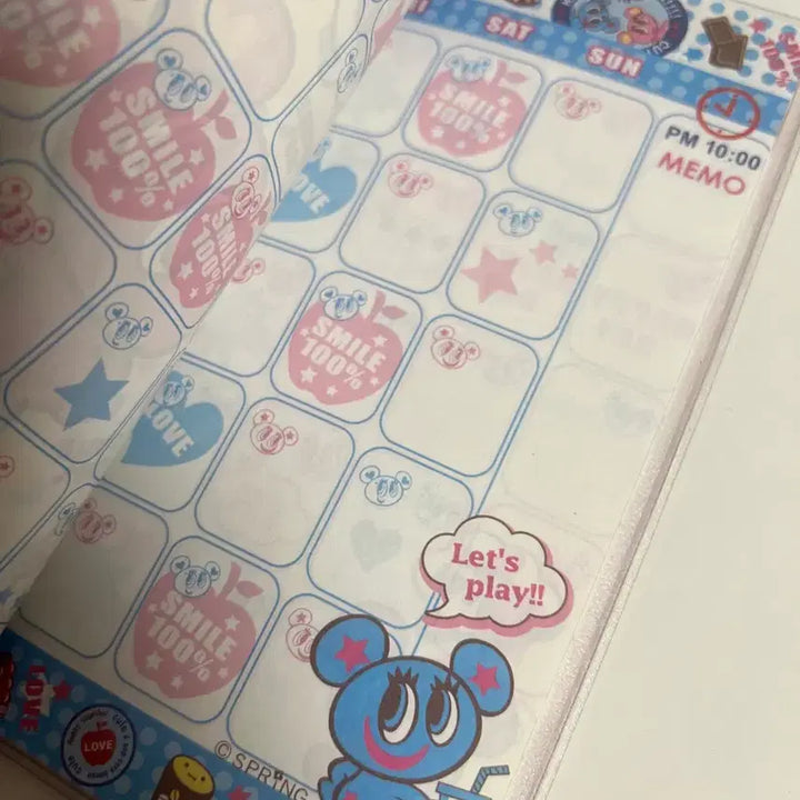 [BUNJANG] Vintage Mascara Schedule Diary Notebook / 고전문구 마스카라 스케줄 다이어리 수첩