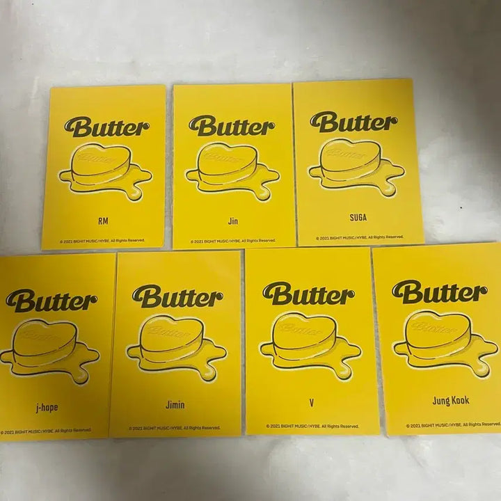 [BUNJANG] BTS Butter Cardigan Photocard Bundle Set / 방탄 버터 가디건 포카 md 엠디 포토카드 방탄소년단 특전 콘서트 앨범