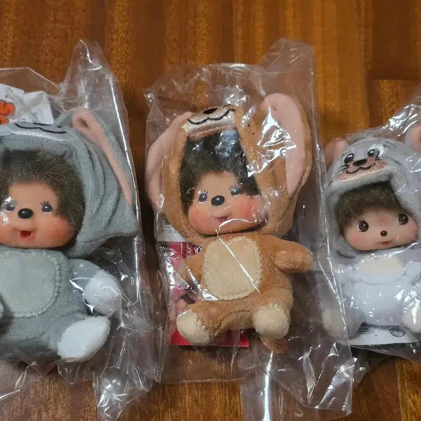 [BUNJANG] Sekiguchi Tom and Jerry Monchhichi Baby Monchhichi Tuffy Keychain (Sealed) / 미개봉 정품 세키구치 톰과제리 몬치치 베비치치 톰 제리 터피 키링 새제품