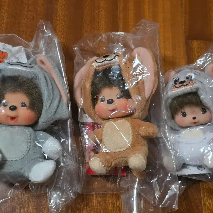 [BUNJANG] Sekiguchi Tom and Jerry Monchhichi Baby Monchhichi Tuffy Keychain (Sealed) / 미개봉 정품 세키구치 톰과제리 몬치치 베비치치 톰 제리 터피 키링 새제품