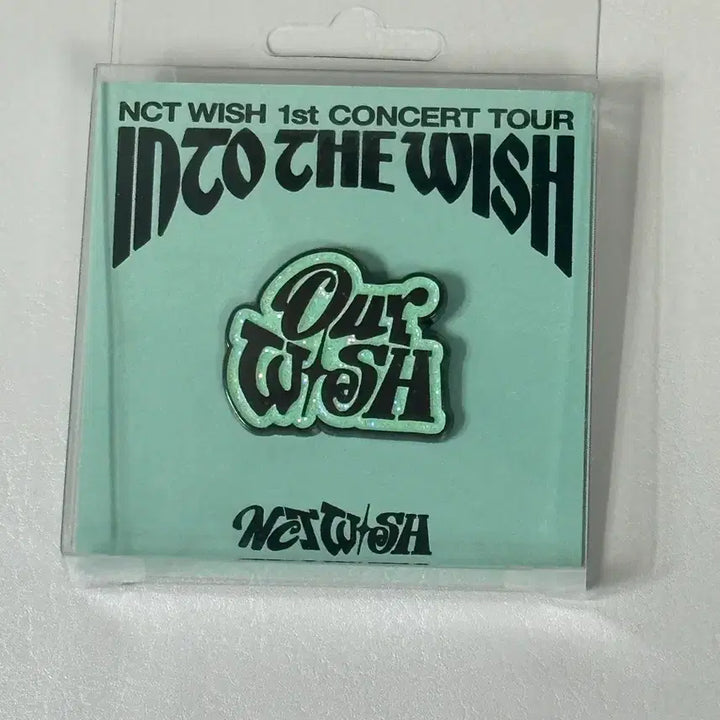[BUNJANG] NCT WISH Into the WISH Our WISH Logo Badge (Sealed) / 미개봉) 인투더위시 아워위시 로고 뱃지 엔시티위시 엔위시 위시