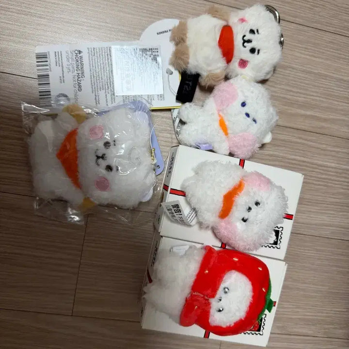 [BUNJANG] BTS BT21 Jin RJ Plush Bundle Set / BTS 방탄소년단 BT21 석진 진 RJ 알제이 인형 일괄 판매