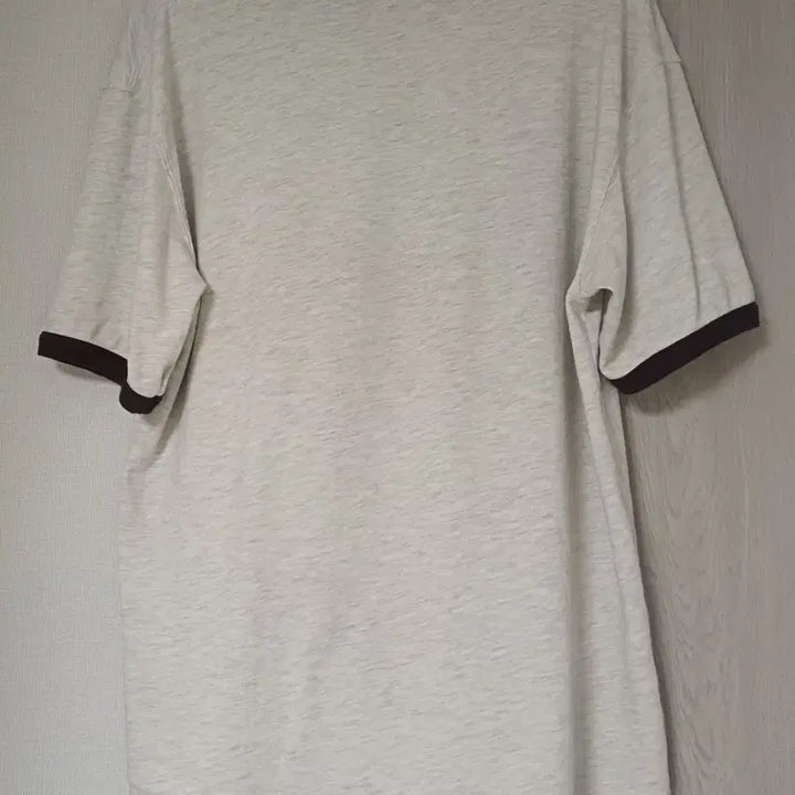 [BUNJANG] Innerrow Raglan Ringer T-Shirt Natural Brown Size 2 (100) / 인더로우 라글란 링거 반팔 티셔츠 내추럴브라운 2 (100) 사이즈 판매