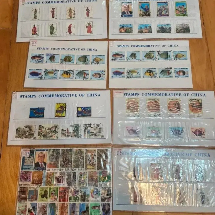 [SOLD OUT] 외국우표, 중화민국 우표 컬렉션 시트 세트 8개 일괄