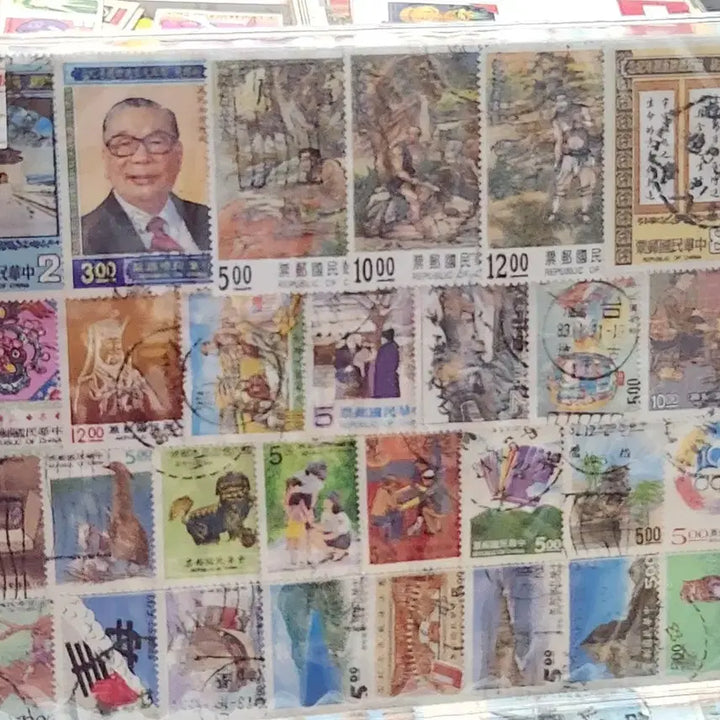 [SOLD OUT] 외국우표, 중화민국 우표 컬렉션 시트 세트 8개 일괄